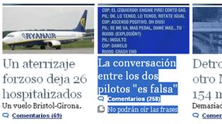 Tragedia a&eacute;rea: dicen que la conversaci&oacute;n de pilotos difundida en Argentina es falsa