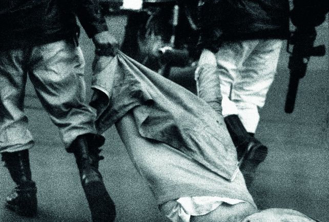 Imagen de Miguel Angel Otero urilizada en 1973 en los afiches de campaña de Héctor Cámpora.