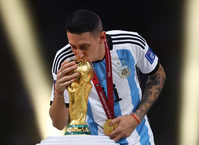 Di Mar&iacute;a qued&oacute; en el bronce eterno tras salir campe&oacute;n del mundo en Qatar 2022.