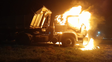 Alarma en la autopista Rosario-Buenos Airespor el incendio de un camión