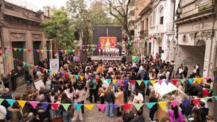 On The Spot celebró sus nueve años con una fiesta artística en la calle