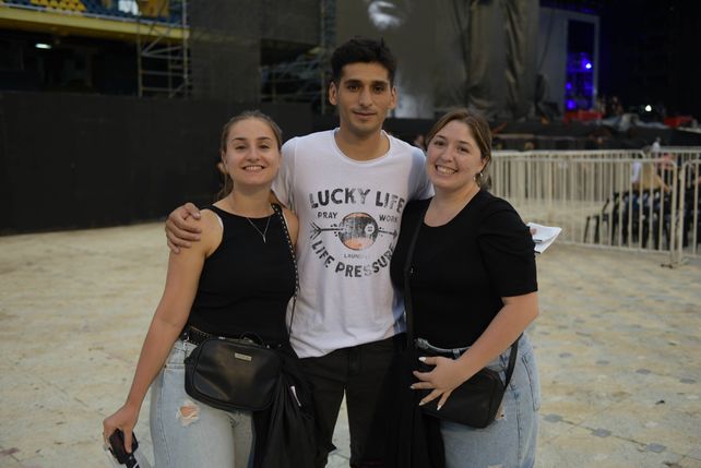 Marilina Minetti, Alexis Araya y Amorela araya