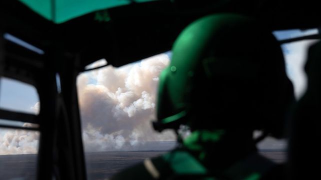 SNMF: tres de nueve incendios activos se combaten en Entre Ríos