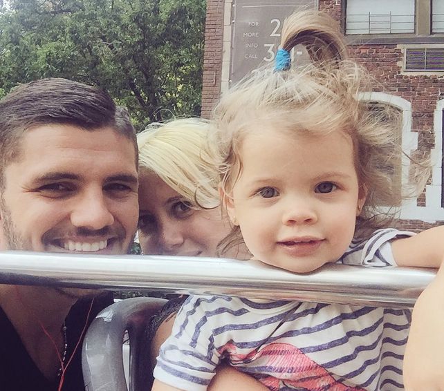 El tierno video de Francesca, la hija de Icardi y Wanda buscando a su padre
