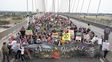 Puente Victoria - Rosario: marchan por los humedales