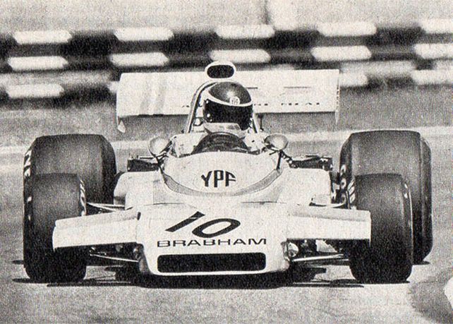 Reutemann, en el GP de Argentina del 73, su 11ª carrera en F-1.