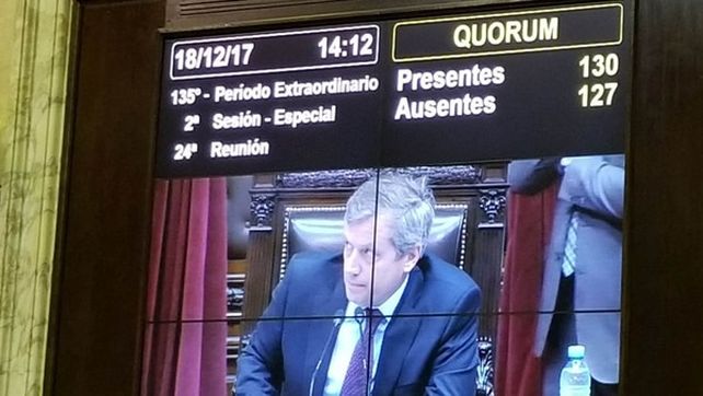 Cambiemos logró el quórum y hace minutos comenzó la sesión especial