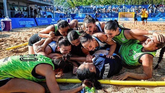 La Selección Argentina de beach handball es campeón del mundo