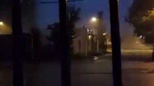 Cortaron calle Gálvez de Paraná por el desborde de un arroyo