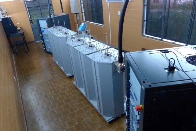 Más potencia. Los nuevos equipos en la planta transmisora.