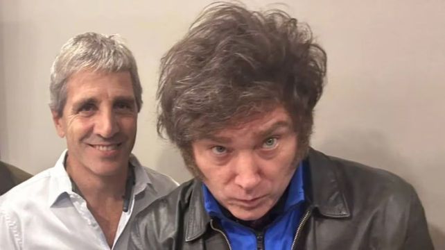 El presidente Javier Milei y el ministro de Economía