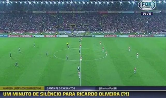 Grosero error de La voz del estadio en partido de Libertadores