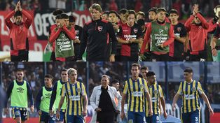 En los extremos pero no tanto. Los procesos que llevan adelante Russo y Heinze se les parecen bastante y están en crisis antes del clásico.