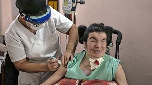 Comenzó la vacunación a personas electrodependientes en la provincia