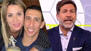 La esposa de Di María, Jorgelina Cardoso, atendió al periodista Toti Pasman.
