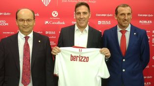 Berizzo fue presentado como nuevo técnico de Sevilla