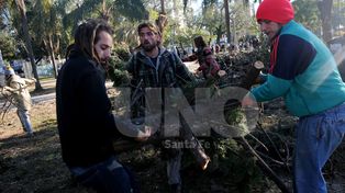 Alberdi: sube la tensión entre la Municipalidad y los acampantes