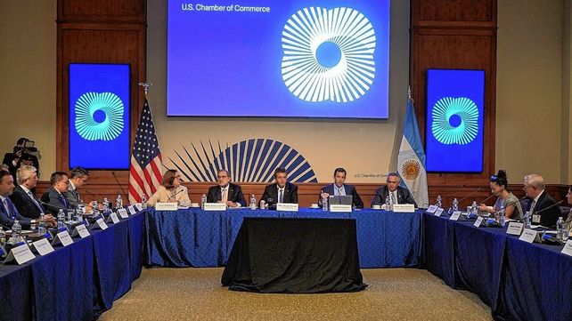 Sergio Massa se reunió con empresarios de la Cámara de Comercio de Estados Unidos