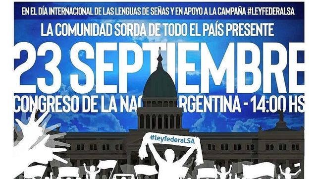 LSA: Asociaciones de sordos de Entre Ríos se unen para pedir la Ley Federal