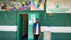 El presidente del Club 20 Amigos, Matías Moschini, nacido y criado en el barrio. El presidente del Club 20 Amigos, Matías Moschini, nacido y criado en el barrio.