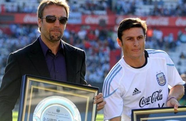 Batistuta y Zanetti ingresaron al Salón de la Fama del fútbol
