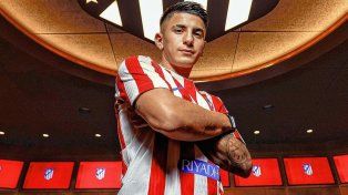 La presentación a todas luces de Thiago Almada en Atlético de Madrid