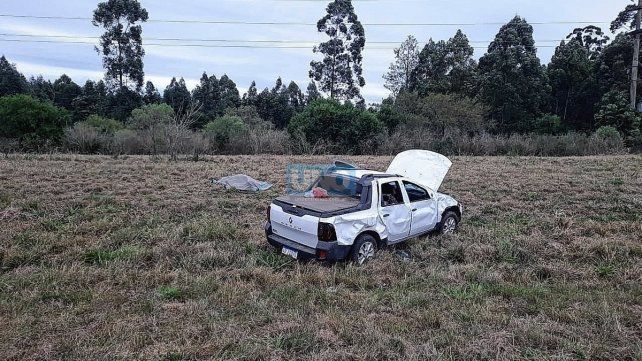 Vuelco fatal: una mujer falleció en la autovía 14
