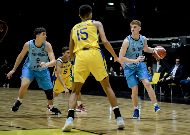 Argentina es subcampeón del Sudamericano U15 de básquetbol masculino