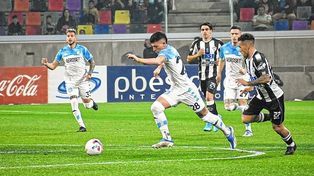 El entrerriano Tomás Chancalay fue titular en Racing.