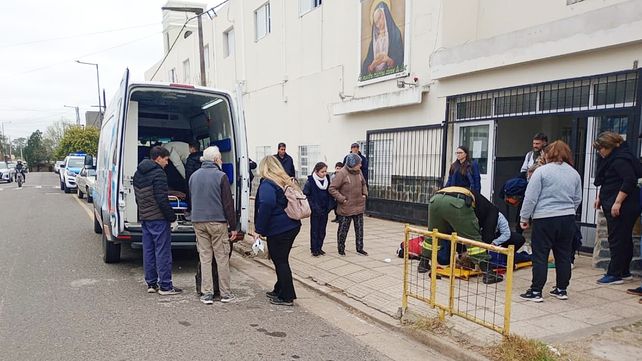 Dos menores de la escuela Nuestra Señora de la Esperanza