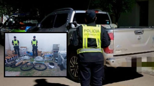 Detienen a dos bolivianos con una camioneta robada y mercadería de dudosa procedencia: intentaron sobornar a la Policía