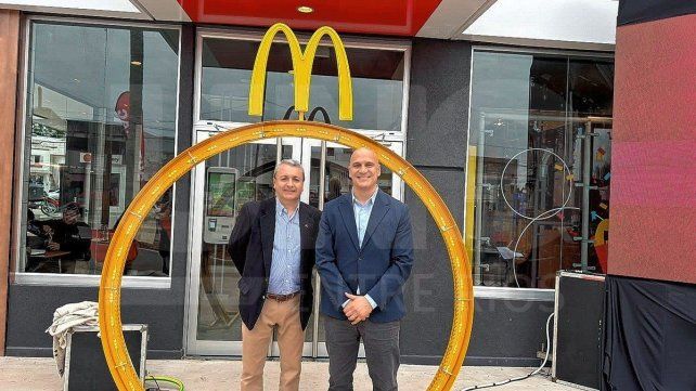 Estamos muy contentos: las declaraciones por la apertura del segundo McDonalds en Paraná.