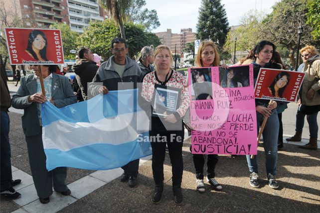 Familiares de Melina marcharon a Tribunales para pedir justicia
