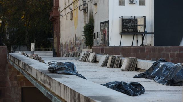 Avanza la obra en el Pasaje Juramento.