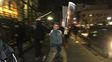 La marcha se realizó por la tarde sin problemas, aunque pasadas las 19 un grupo en la esquina de Corrientes y Rivadavia inició los incidentes.