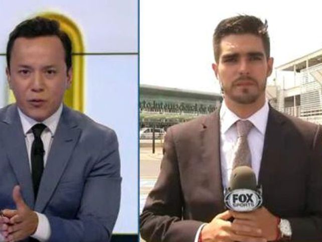 Video: un periodista deportivo de Fox Sports fue atropellado en vivo