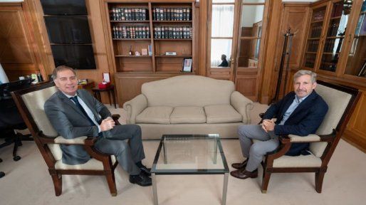 Diego Santilli se reúne con los gobernadores: recibió a Rogelio Frigerio en Casa Rosada