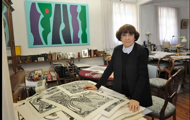 La artista Melé Bruniard nacida en Reconquista vivió en Rosario por adopción. Murió el año pasado a los 89 años.&nbsp;