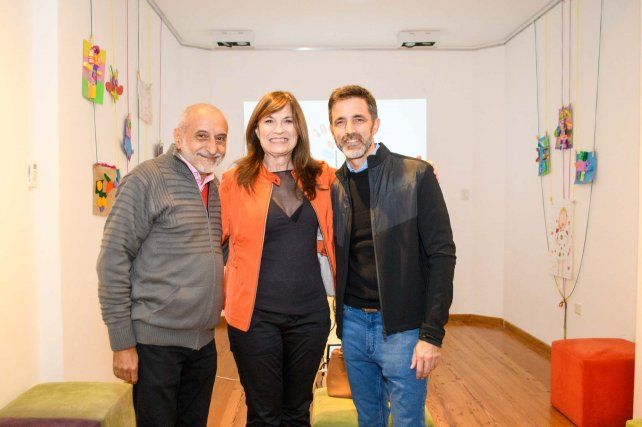 Víctor Albanese, María Rosa Cifaldi y Brino Franciscucci