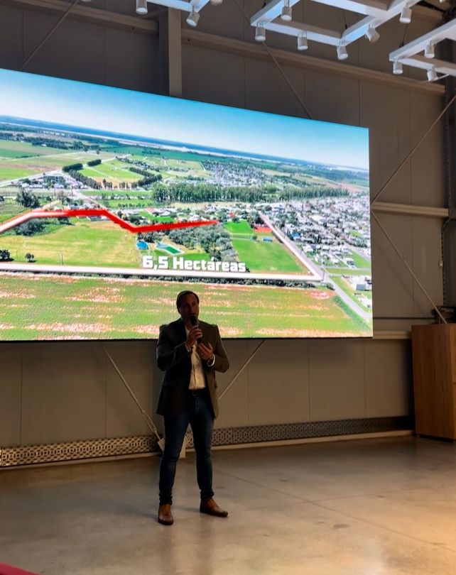 Más de 70 empresarios escucharon la propuesta de Esteban Ferri para invertir en General Lagos