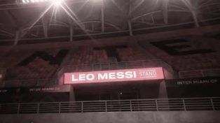Inter Miami bautiza una tribuna con el nombre de Messi