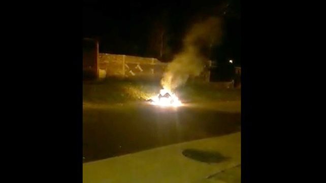 Vándalos en barrio Los Gobernadores