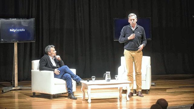Emilio Jatón y Mariano Granato en el lanzamiento de Nexo Santa Fe.