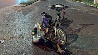 Concordia: herido grave tras el choque de moto y auto