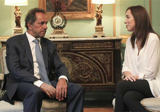 Vidal calificó como “muy buena” la reunión con Scioli