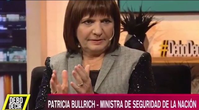 Bullrich confirmó que hay un sistema de evacuación previsto para asistir a Cristina
