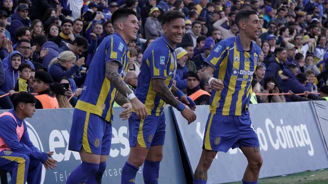 El festejo de Central ante Independiente. Ahora se viene Racing en los cuartos de final del torneo Apertura.