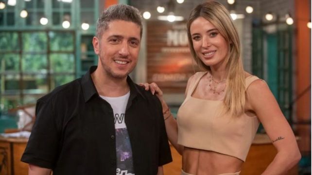 Jay Mammón y Jésica Cirio cuando conducían juntos La Peña de Morfi.&nbsp;