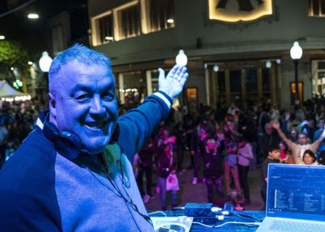 Droopy Faiola solìa estar presente en la Noche de las Peatonales de Rosario.