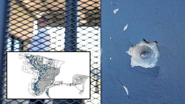 Informe oficial de cantidad de baleados en la ciudad de Santa Fe.